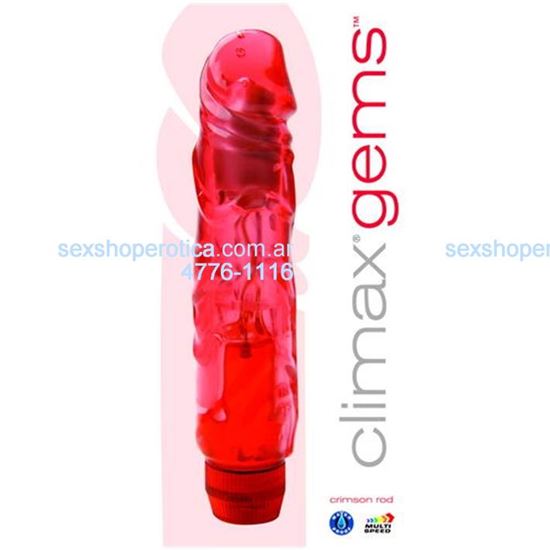 Vibrador Clímax Gems sumergible red